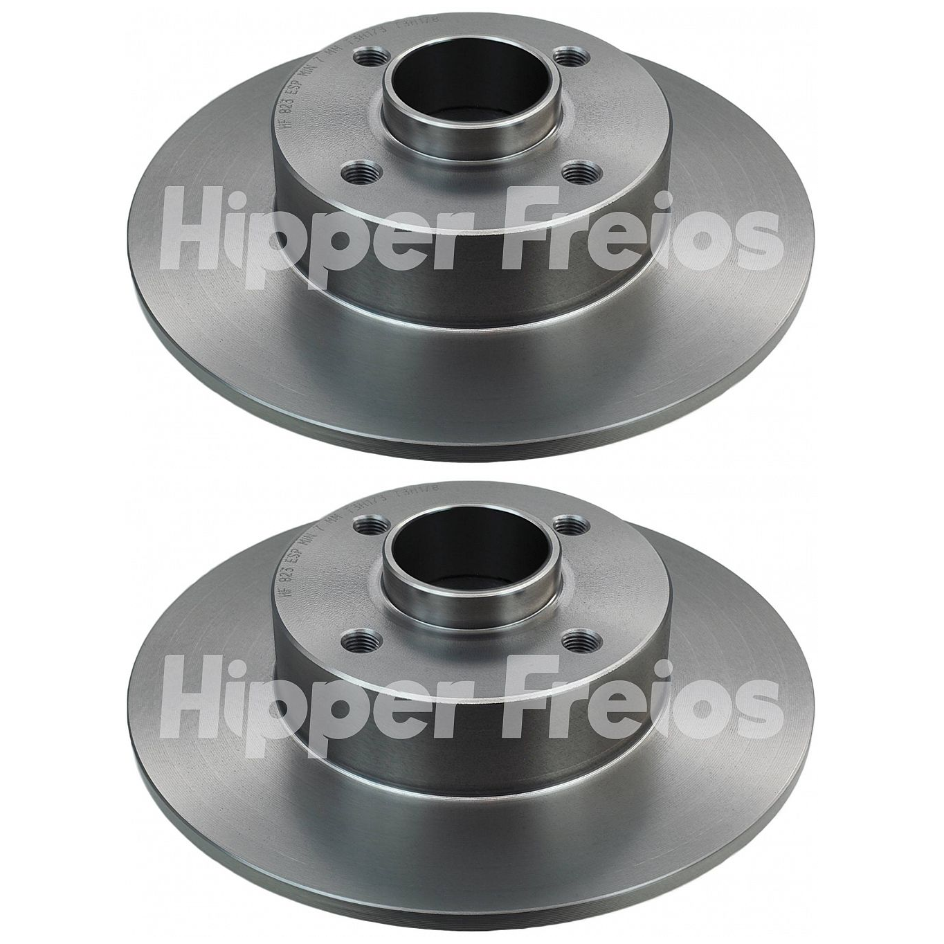 Par Tambor Freio Traseiro - Hipper Freios - HF 735-KT