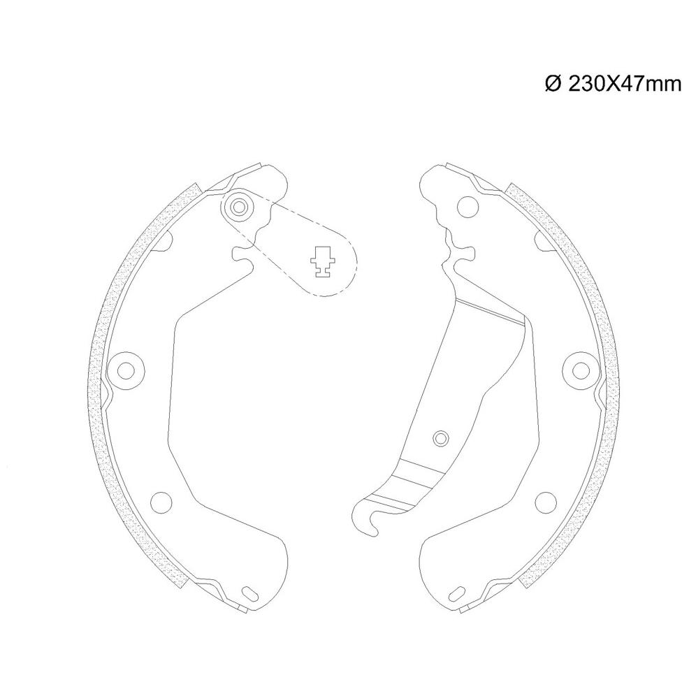 Sapata de Freio para Chevrolet Spin e Tracker - Fras-le - CB/417-CPA