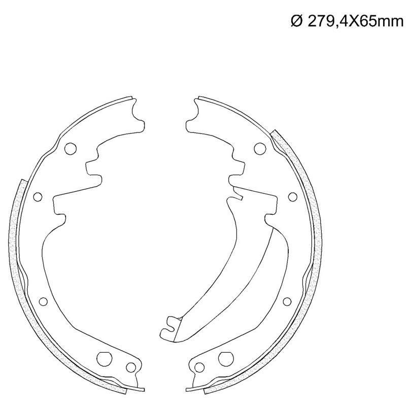 Sapata de Freio para Ford Ranger - Fras-le - CB/51-CPA