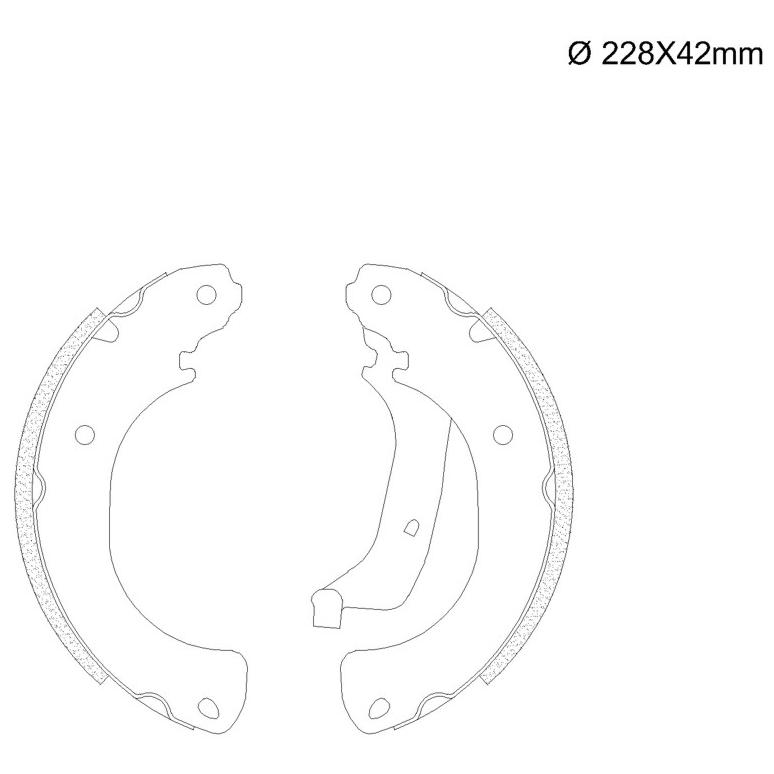 Sapata de Freio para Citroen Aircross e C3 Picasso - Fras-le - CI/430-CPA