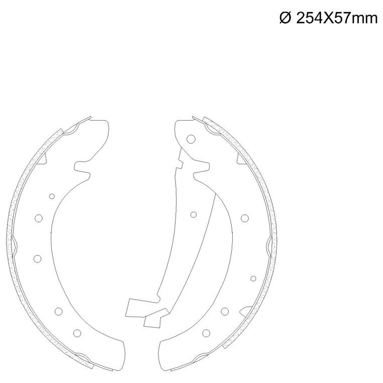 Sapata de Freio para Fiat Ducato - Fras-le - FI/199-CPA