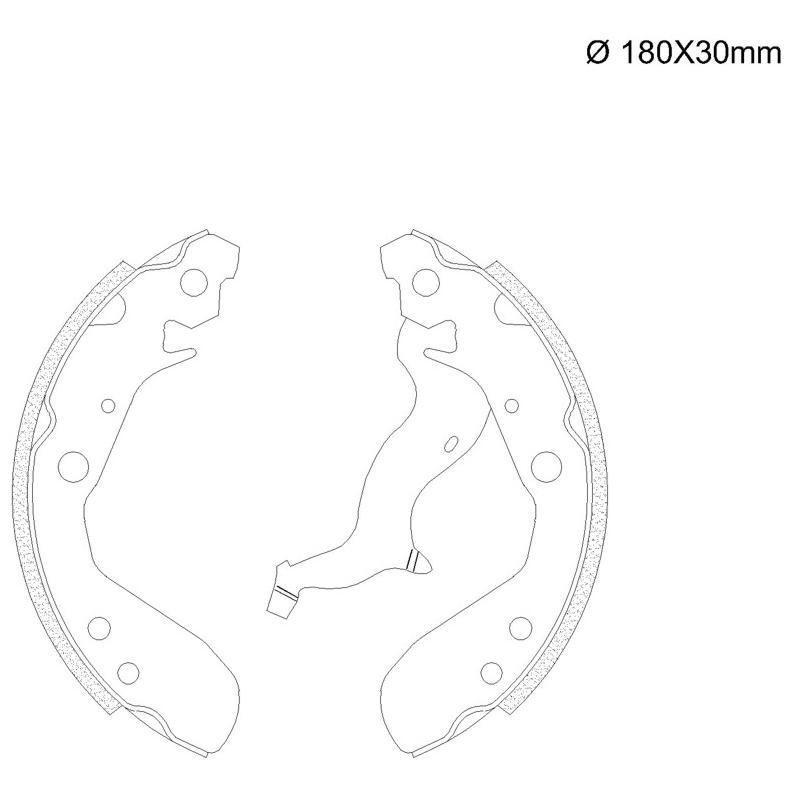 Sapata de Freio para Honda City e FIT - Fras-le - HO/197-CPA