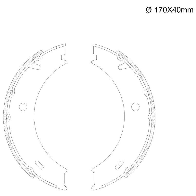 Sapata de Freio para Mercedes-Benz Sprinter 413 - Fras-le - MB/438-CP