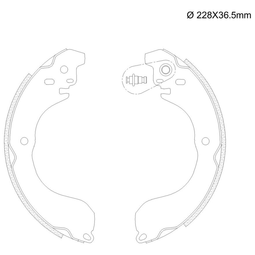 Sapata de Freio para Nissan Grand Livina e Sentra - Fras-le - NI/176-CP
