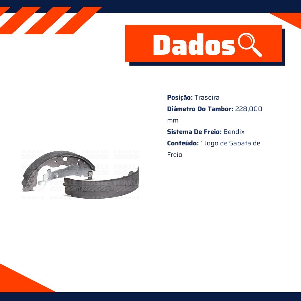 Sapata Freio - Fras-le - RN/329-CPA