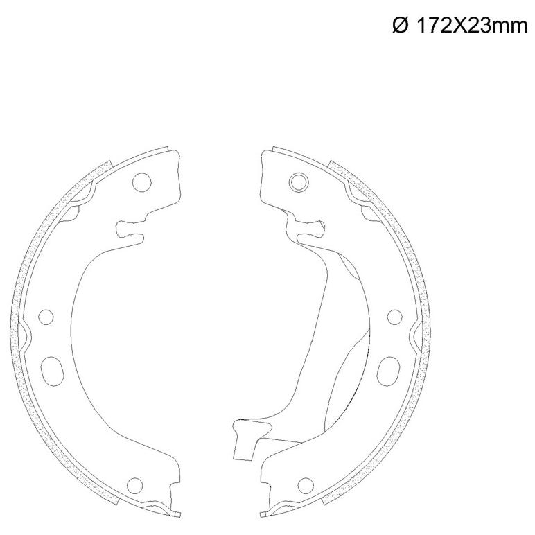 Sapata de Freio para Toyota Corolla e Paseo - Fras-le - TY/328-CPA