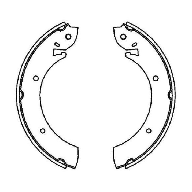Sapata de Freio para Hyundai H 100 e Mercedes-Benz MB 180 - Syl - 204000