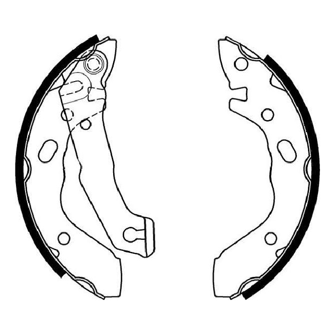 Sapata de Freio para Hyundai Excel - Syl - 204001