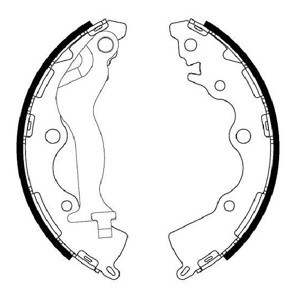 Sapata de Freio para Hyundai HB20 - Syl - 204003