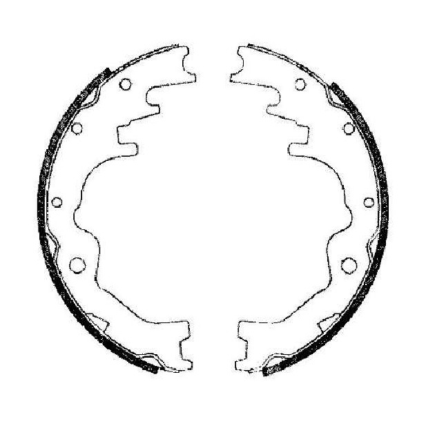 Sapata de Freio para Mazda MPV - Syl - 205702