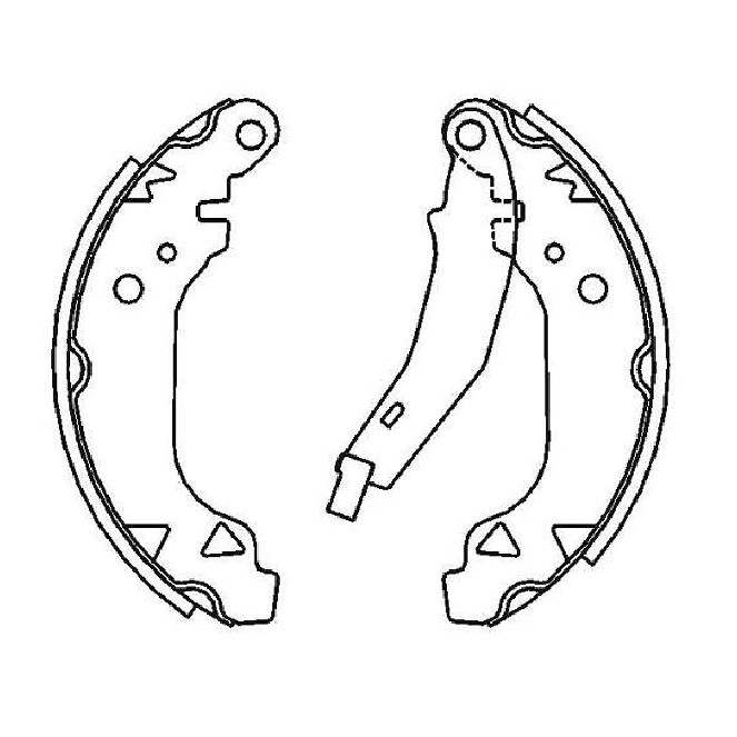 Sapata de Freio para Renault CLIO e R19 - Syl - 207600