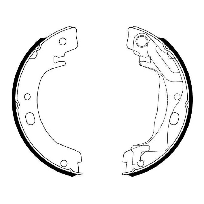 Sapata de Freio para Toyota Corolla - Syl - 208805