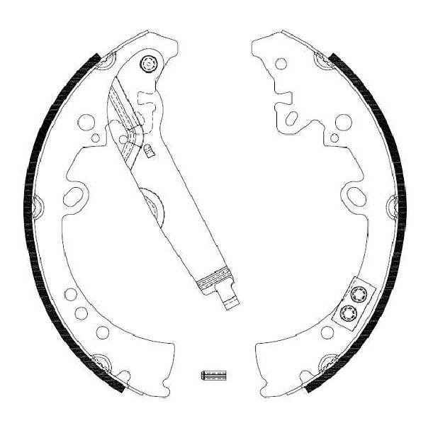 Sapata de Freio para Toyota Hilux SW4 - Syl - 208806