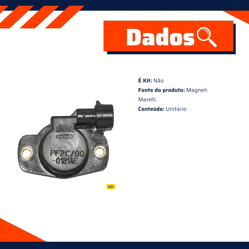 Sensor De Posição De Borboleta - Magneti Marelli - 40421702RI