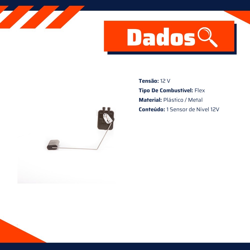 Sensor de Nível 12V para Chevrolet S10 - Bosch - F 000 TE1 48X