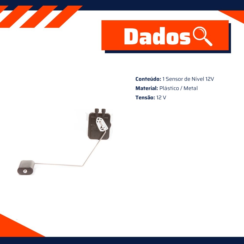 Sensor de Nível 12V para Volkswagen Polo e Polo Sedan - Bosch - F 000 TE1 50N