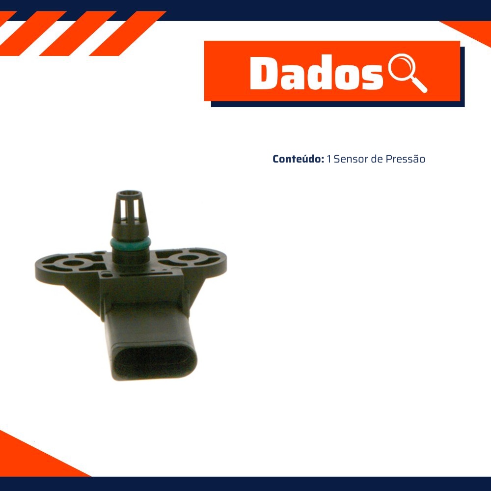 Sensor Pressão - Bosch - 0 261 230 167