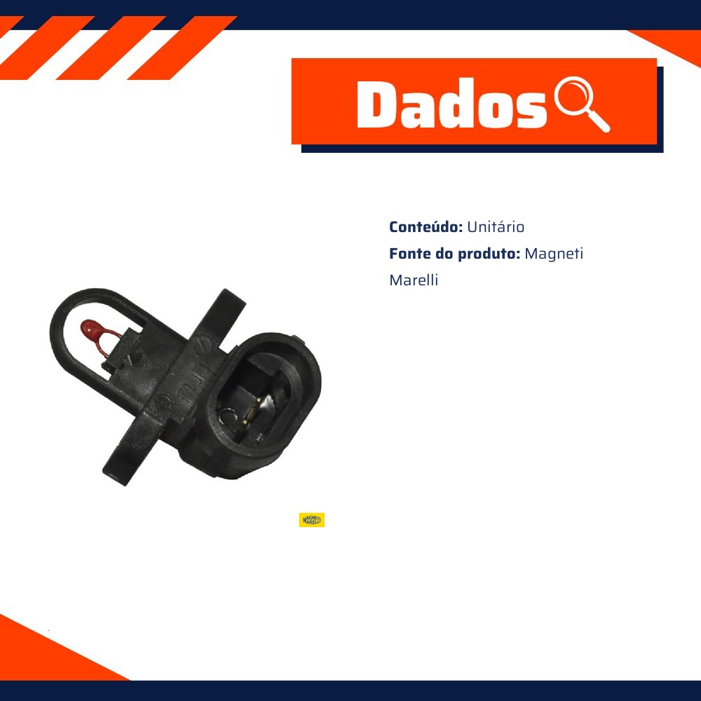 Sensor De Temperatura Do Ar - Magneti Marelli - 40380002RI