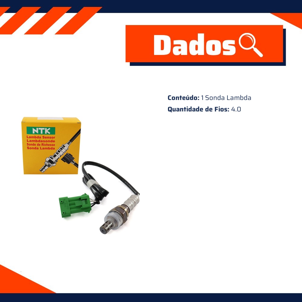 Sonda Lambda - NTK - OZA660-EE64