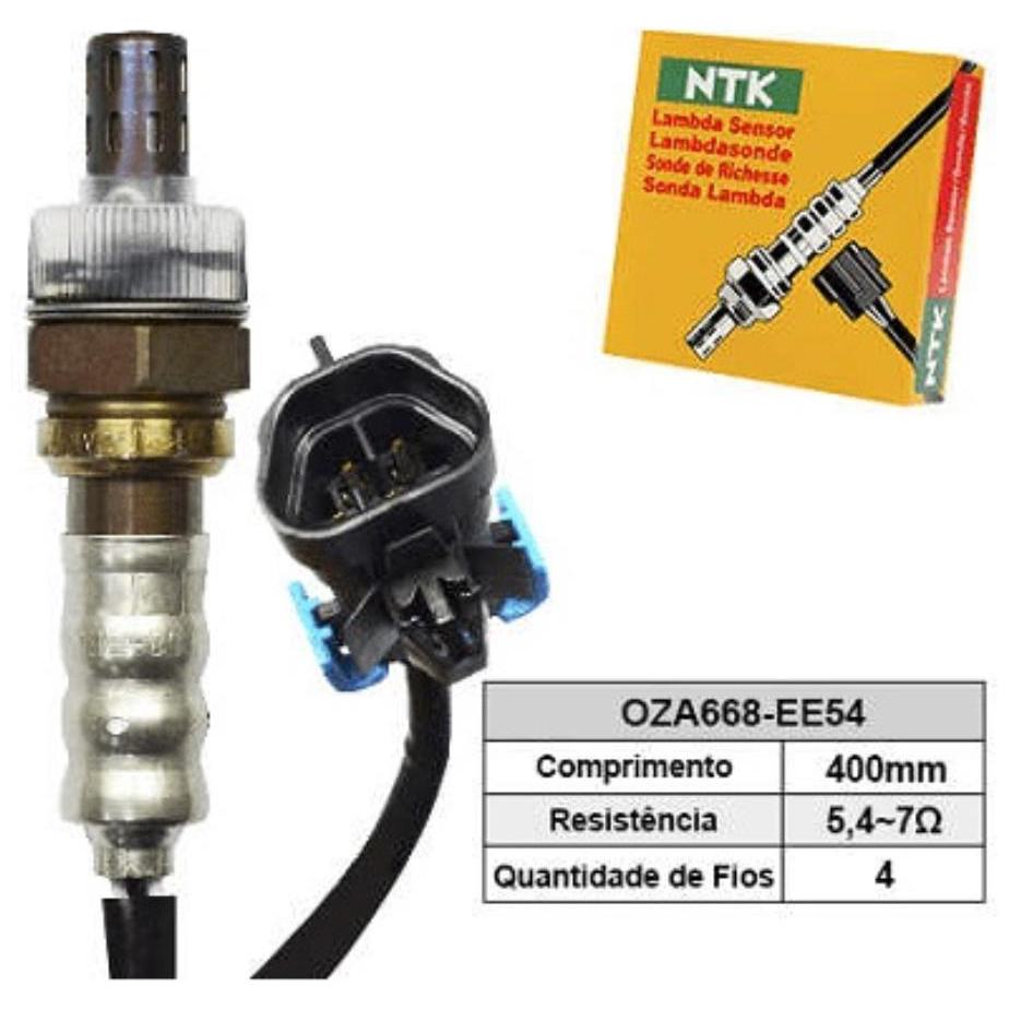 Sonda Lambda para Chevrolet Onix e Prisma - NTK - OZA668-EE54