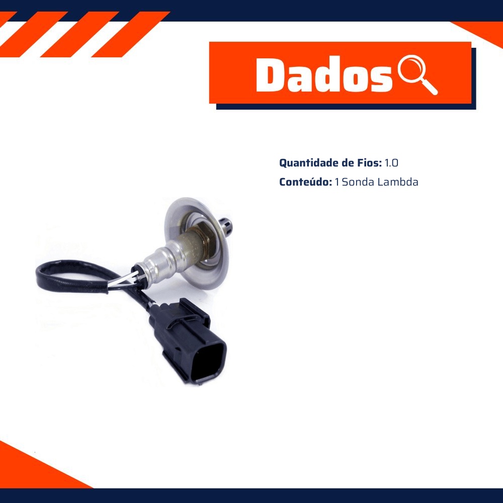 Sonda Lambda para Honda City e FIT - NTK - OZA714-HG10
