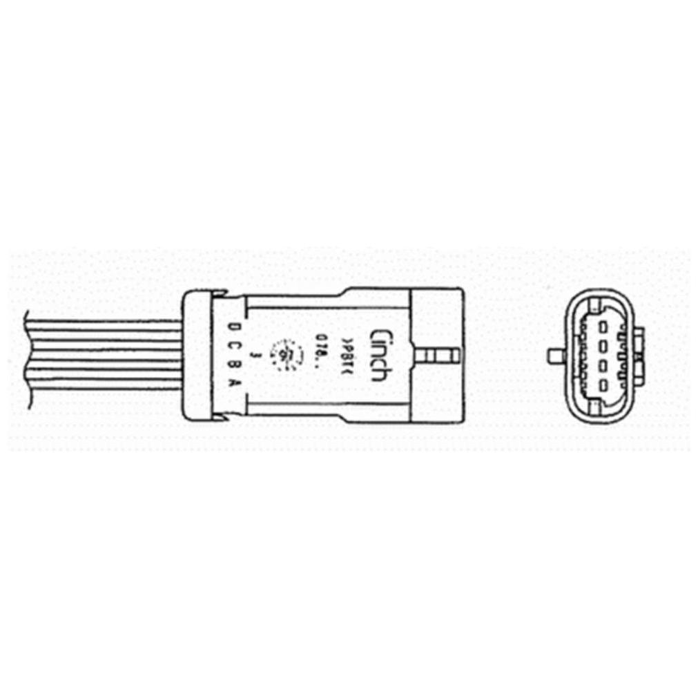 Sonda Lambda para Renault Symbol - NTK - OZA723-EE13
