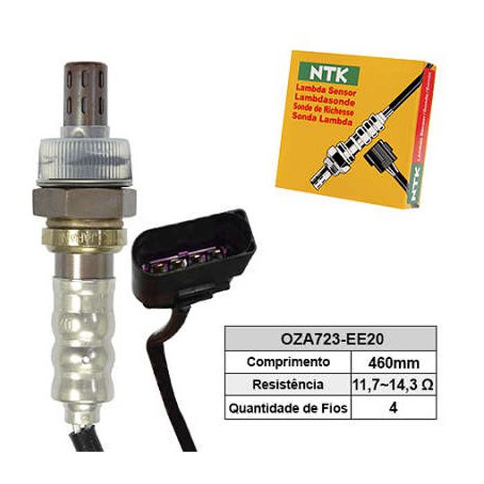 Sonda Lambda para Volkswagen Polo e Polo Sedan - NTK - OZA723-EE20