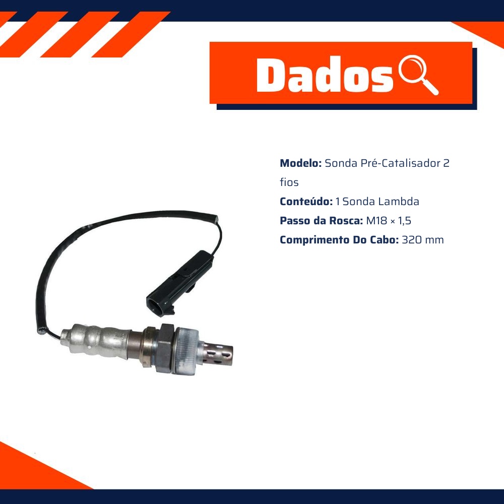 Sensor de Oxigênio Sonda Lambda para Renault CLIO - NTK - OZA740-EE1