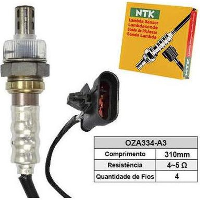 Sonda Lambda 12V - NTK - OZA334-A3