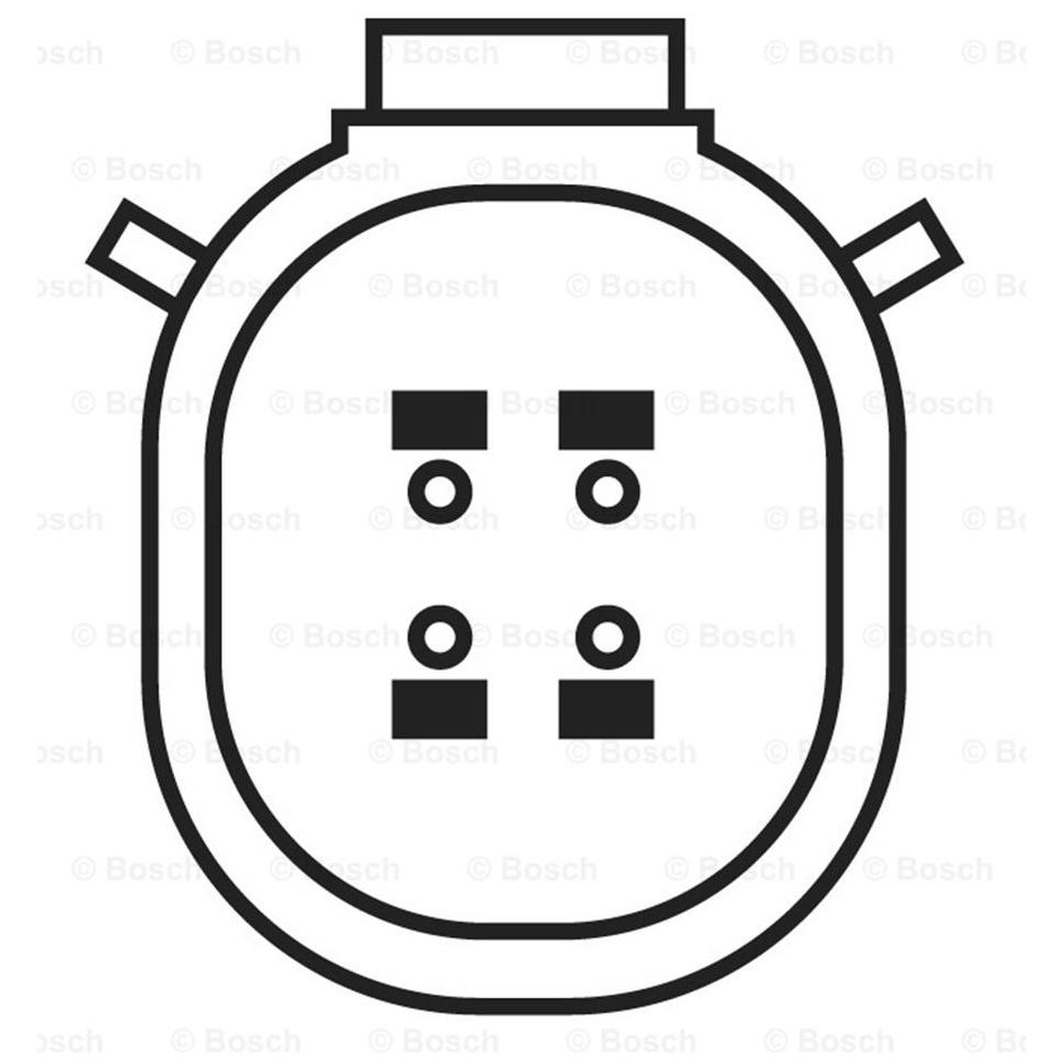 Sonda Lambda com Aquecimento para Ford Focus e Focus Sedan - Bosch - 0 258 010 246
