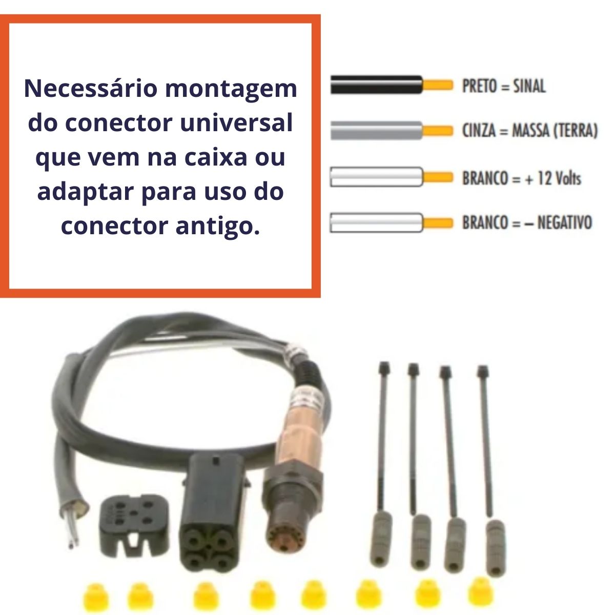 Sonda Lambda Com Aquecimento - Bosch - 0 258 986 602