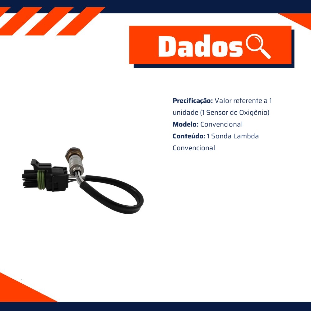 Sensor de Oxigênio Sonda Lambda para Renault Megane e Scenic - NTK - OZA660-EE37