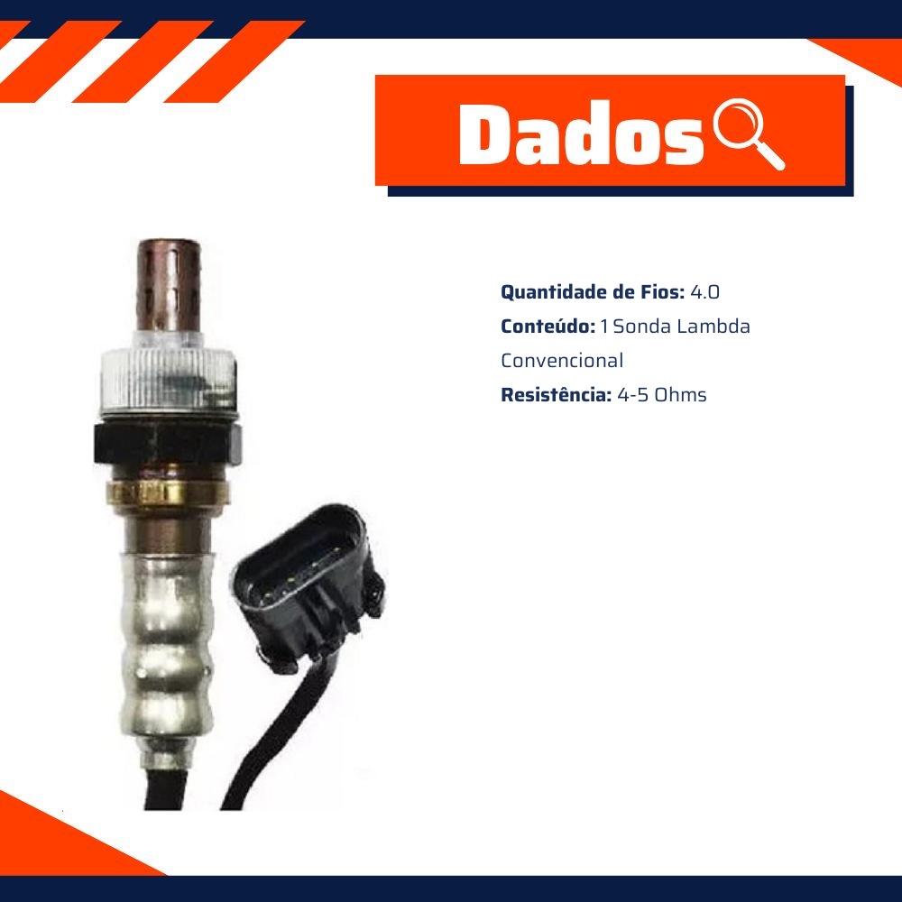 Sonda Lambda Convencional para Chevrolet Zafira - NTK - OZA660-EE49