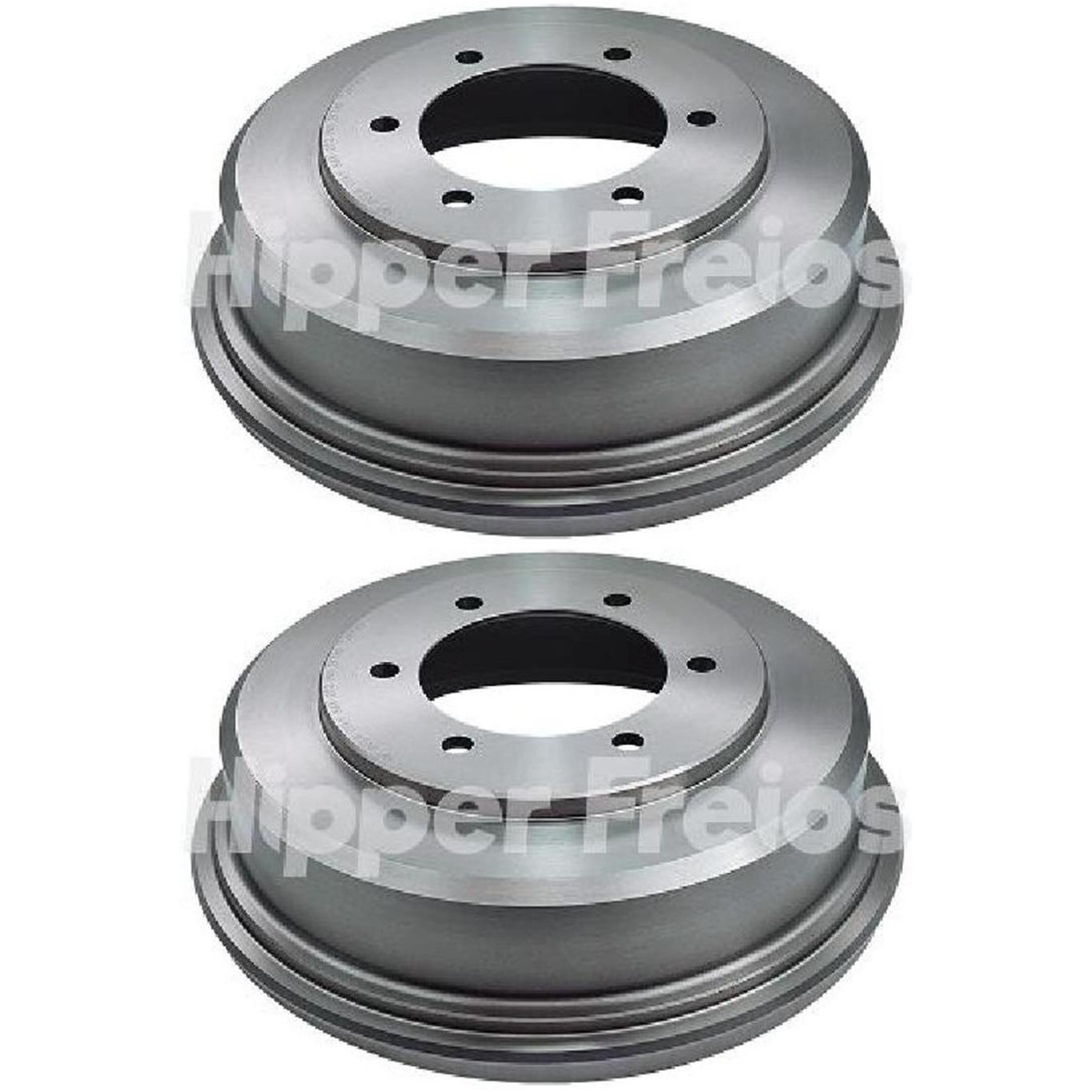 Par Tambor de Freio Traseiro para Mitsubishi L200 e Pajero Sport - Hipper Freios - HF 202B