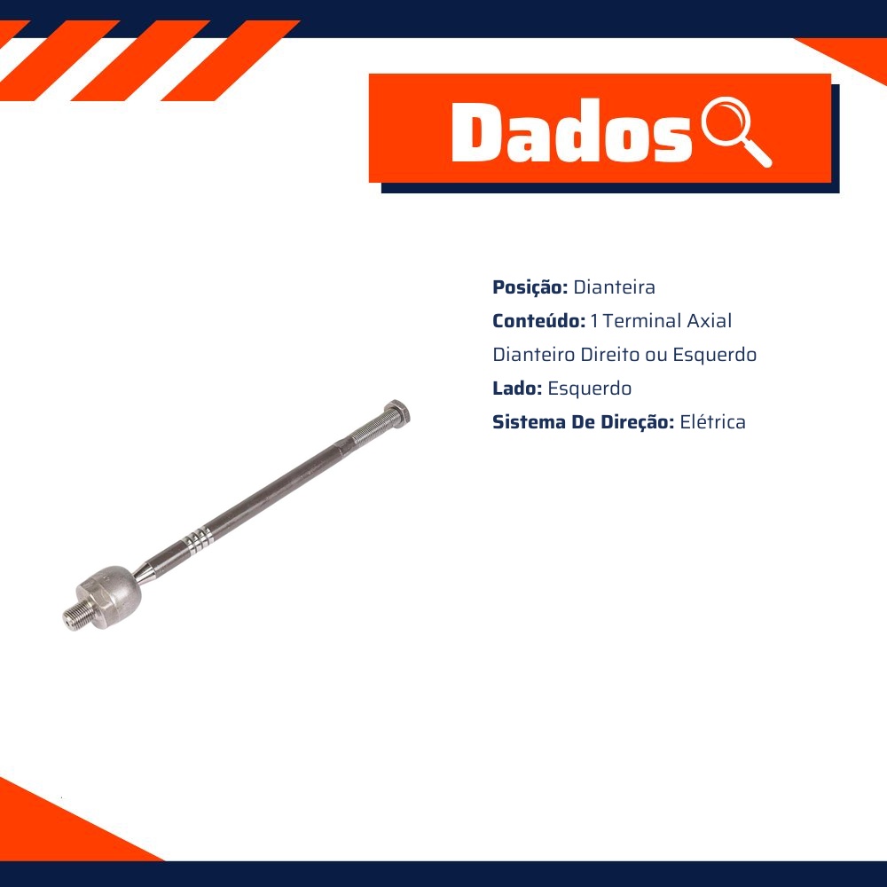 Terminal Axial Dianteiro Direito Ou Esquerdo - TRW - JARB0006