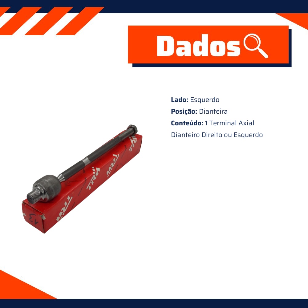 Terminal Axial Dianteiro Direito Ou Esquerdo - TRW - JARB0013