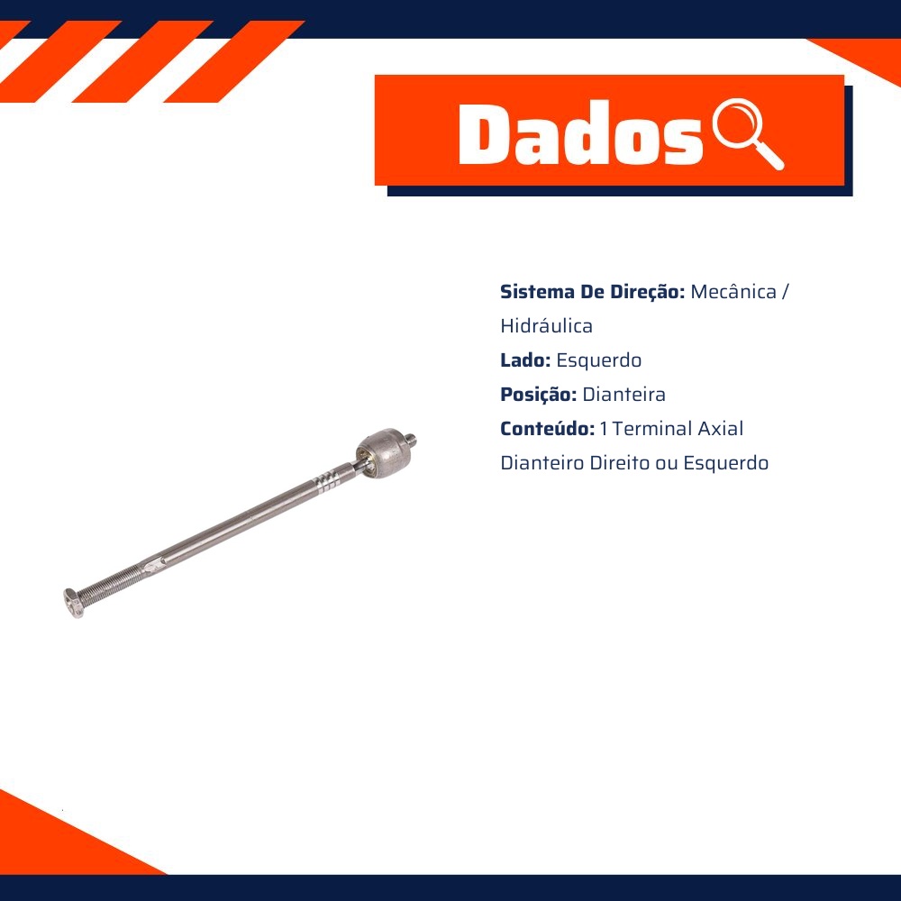 Terminal Axial Dianteiro Direito Ou Esquerdo - TRW - JARB0027
