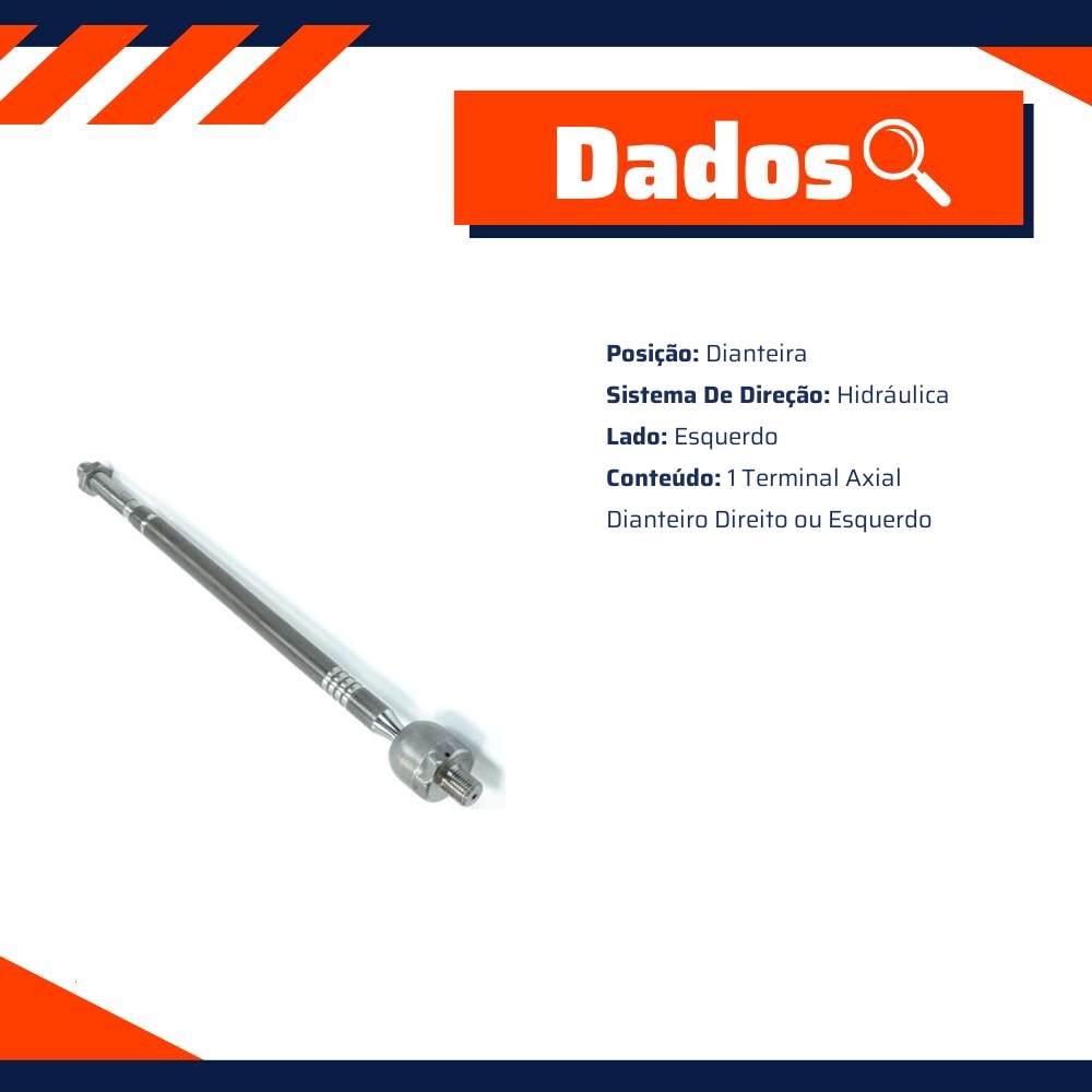 Terminal Axial Dianteiro Direito Ou Esquerdo - TRW - JARB0085