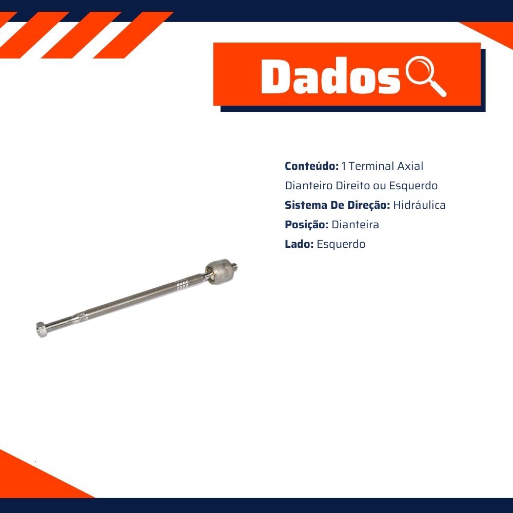 Terminal Axial Dianteiro Direito Ou Esquerdo - TRW - JARB0168