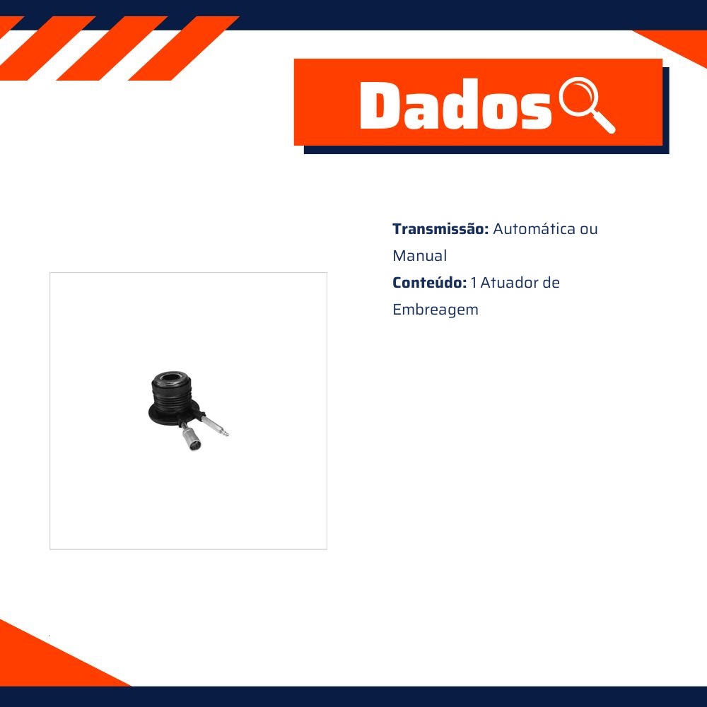 Atuador de Embreagem para Chevrolet Blazer e S10 - SKF - VKCH 151112