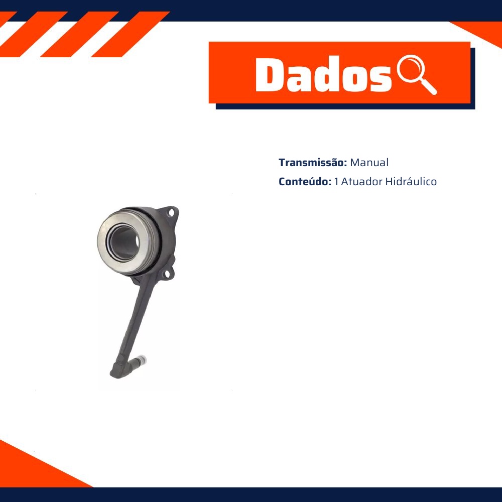 Atuador Hidráulico para Fiat Ducato - SKF - VKCH 4913