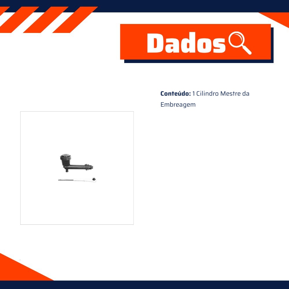 Cilindro Mestre da Embreagem para Chevrolet Blazer e S10 - SKF - VKCH 101008