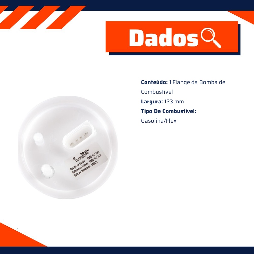 Flange Da Bomba De Combustível - Bosch - F 000 Te1 3R9