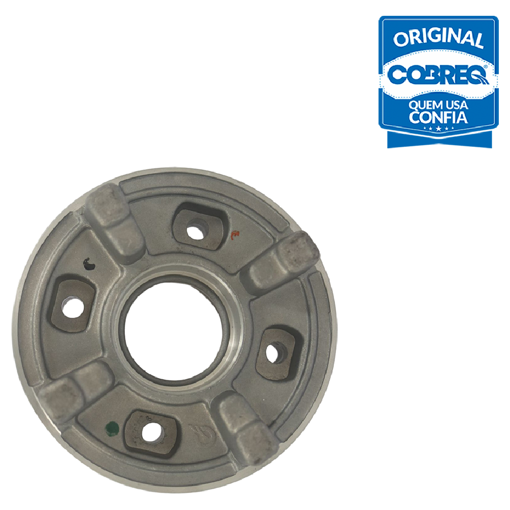Flange do Cubo de Roda Traseiro sem Rolamento - Cobreq - 0002-FL