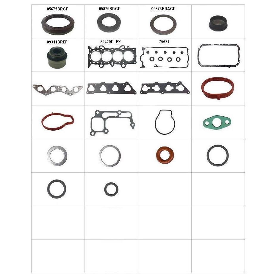 Jogo de Juntas do Motor para Honda Civic - Sabó - 80420FLEXR