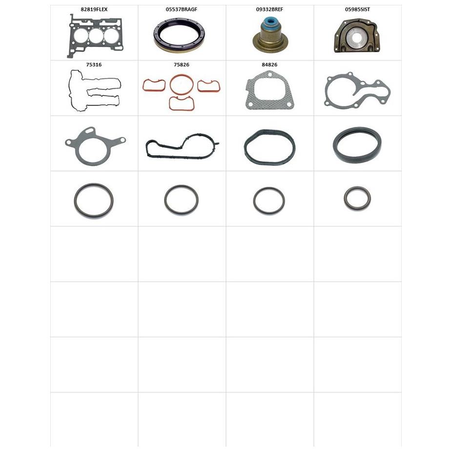 Jogo de Juntas do Motor para Ford Ka e Ka Sedan - Sabó - 80819FLEXR