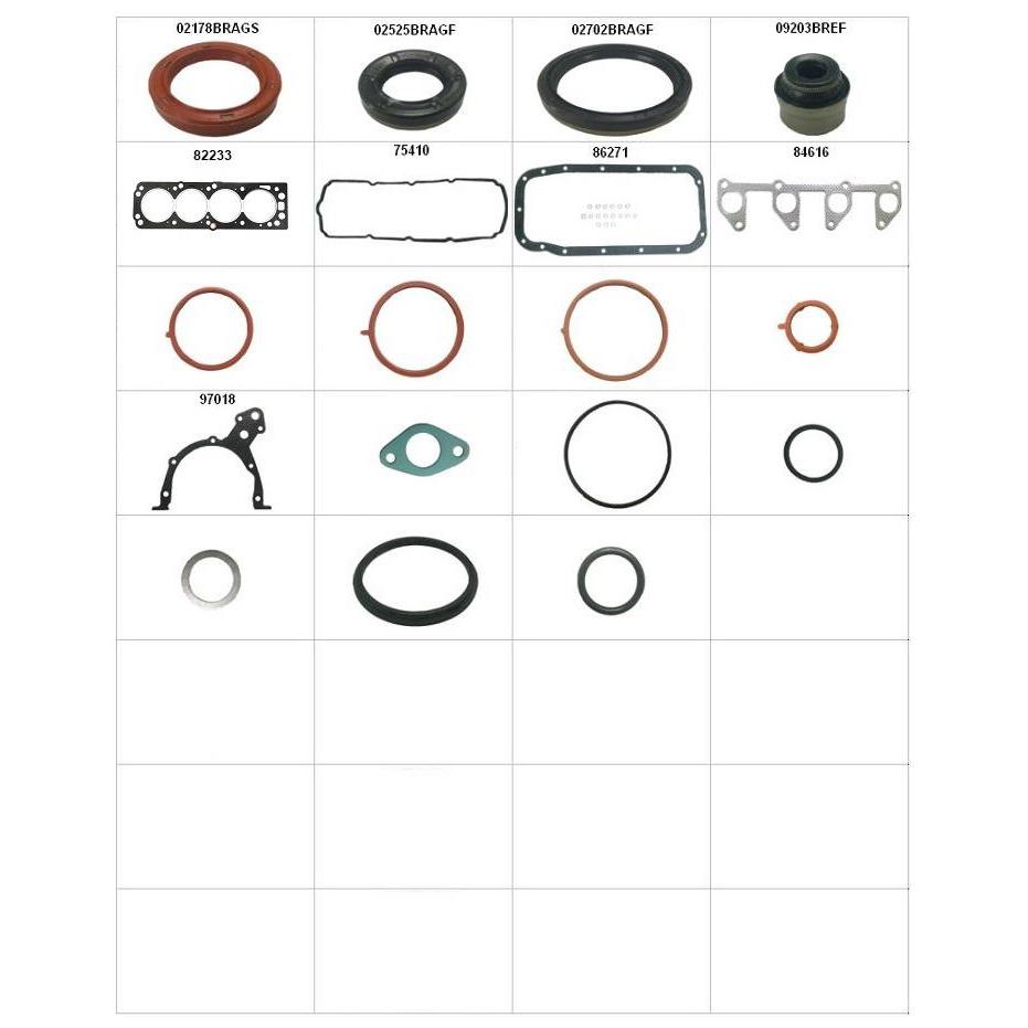 Jogo de Juntas do Motor para Chevrolet Onix e Prisma - Sabó - 80418FLEXR