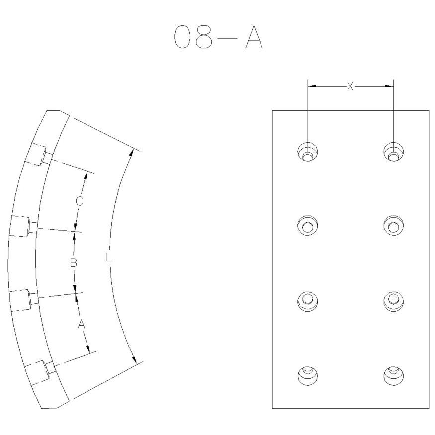 Jogo de Lonas de Freio para Ford Belina e Corcel - Fras-le - FD/65