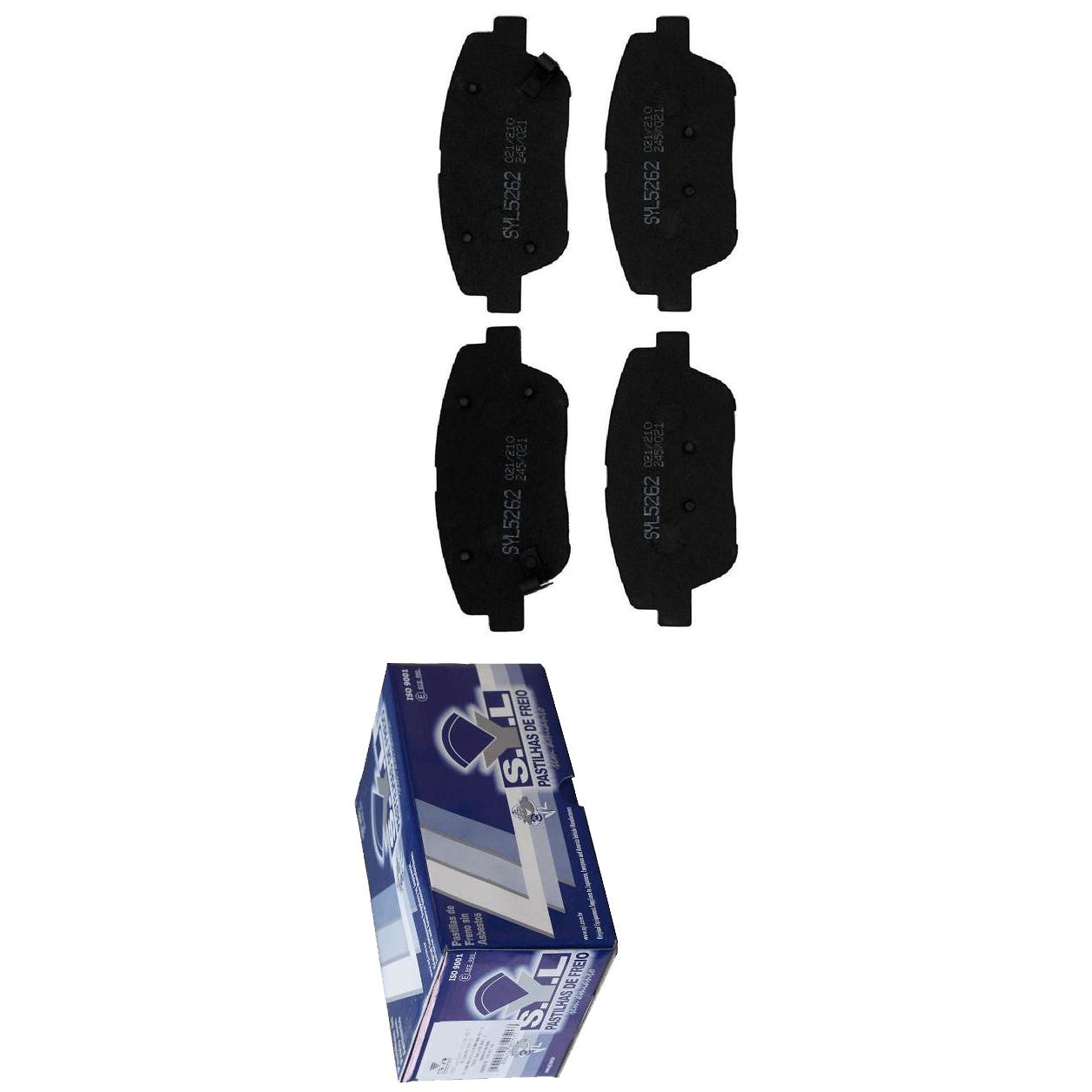 Jogo de Pastilhas de Freio Dianteira para Hyundai Azera e KIA Optima - Syl - 5262