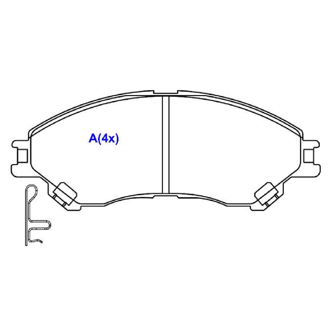 Jogo de Pastilhas de Freio Dianteira para Suzuki S-Cross e Vitara - Syl - 3371